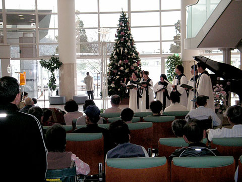 聖歌隊のクリスマスイベント
